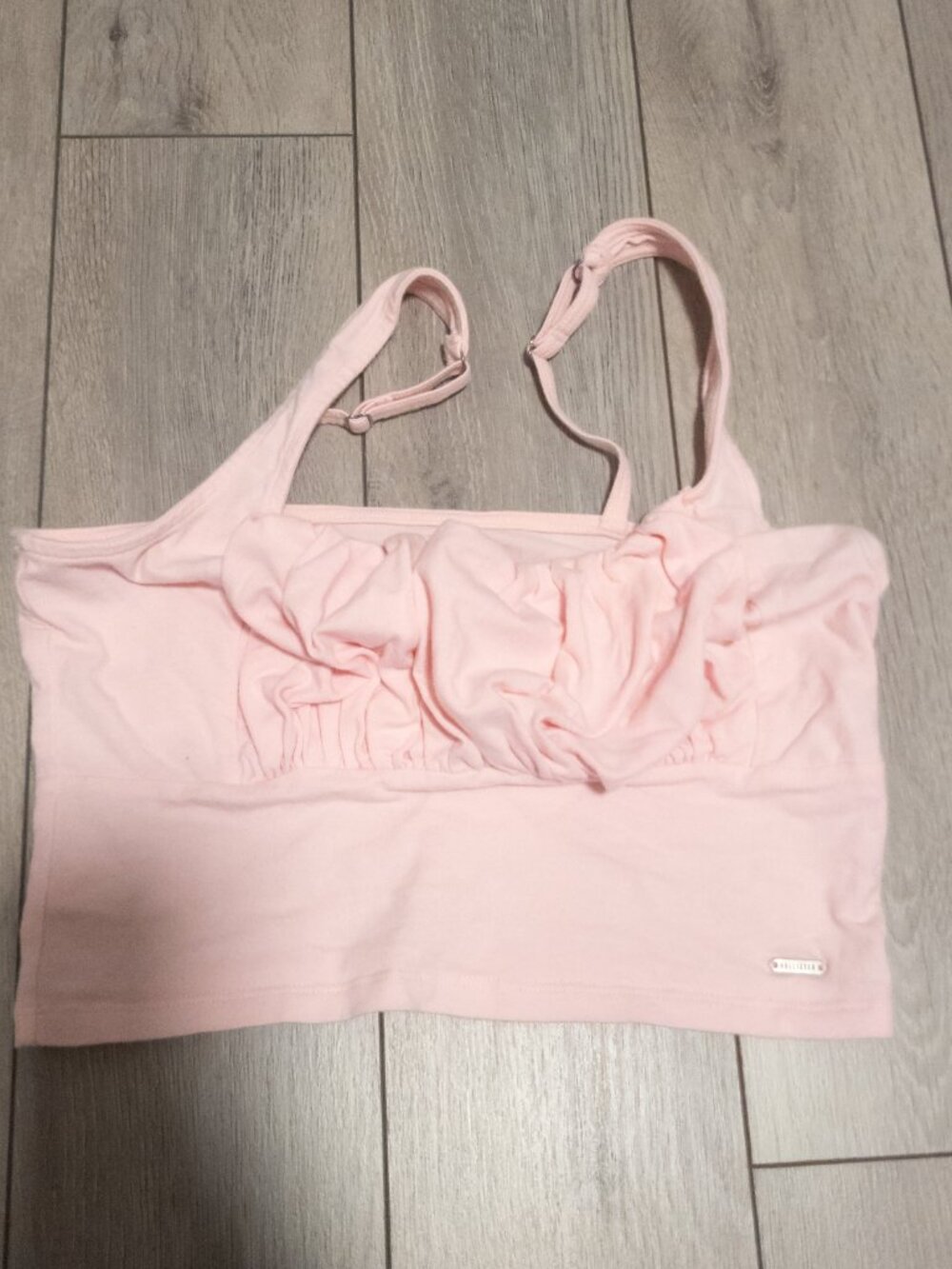 Hollister Pink Slim Fit Logo Tank Top - Picture 5 of 8